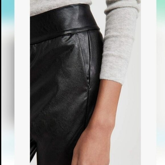 Commando Faux Leather Joggers in Black Size M - Picture 7 of 14
